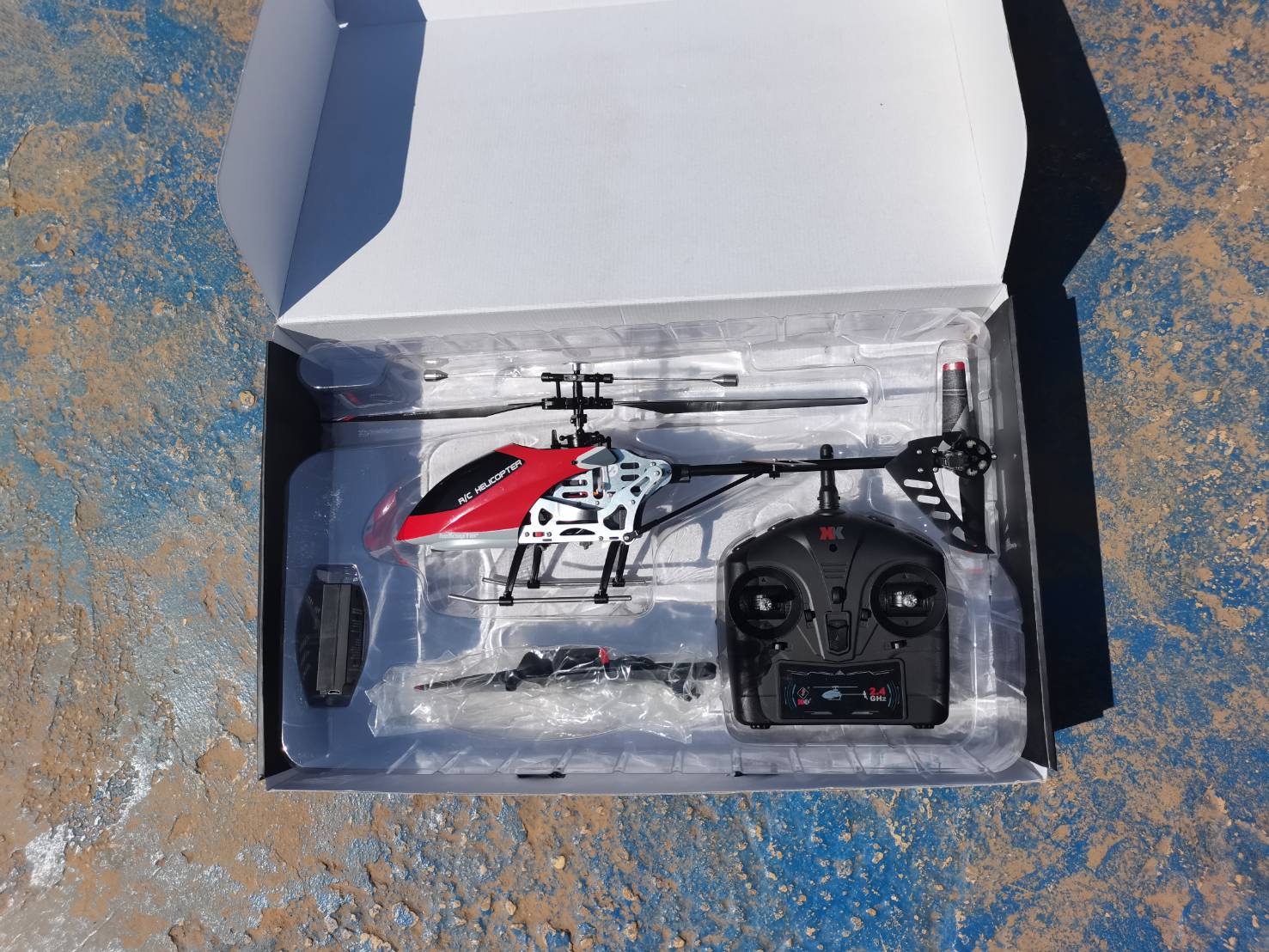 WLtoys V912S 2.4.G 4CH 6-Aixs RC เฮลิคอปเตอร์ ชุดพร้อมเล่น
