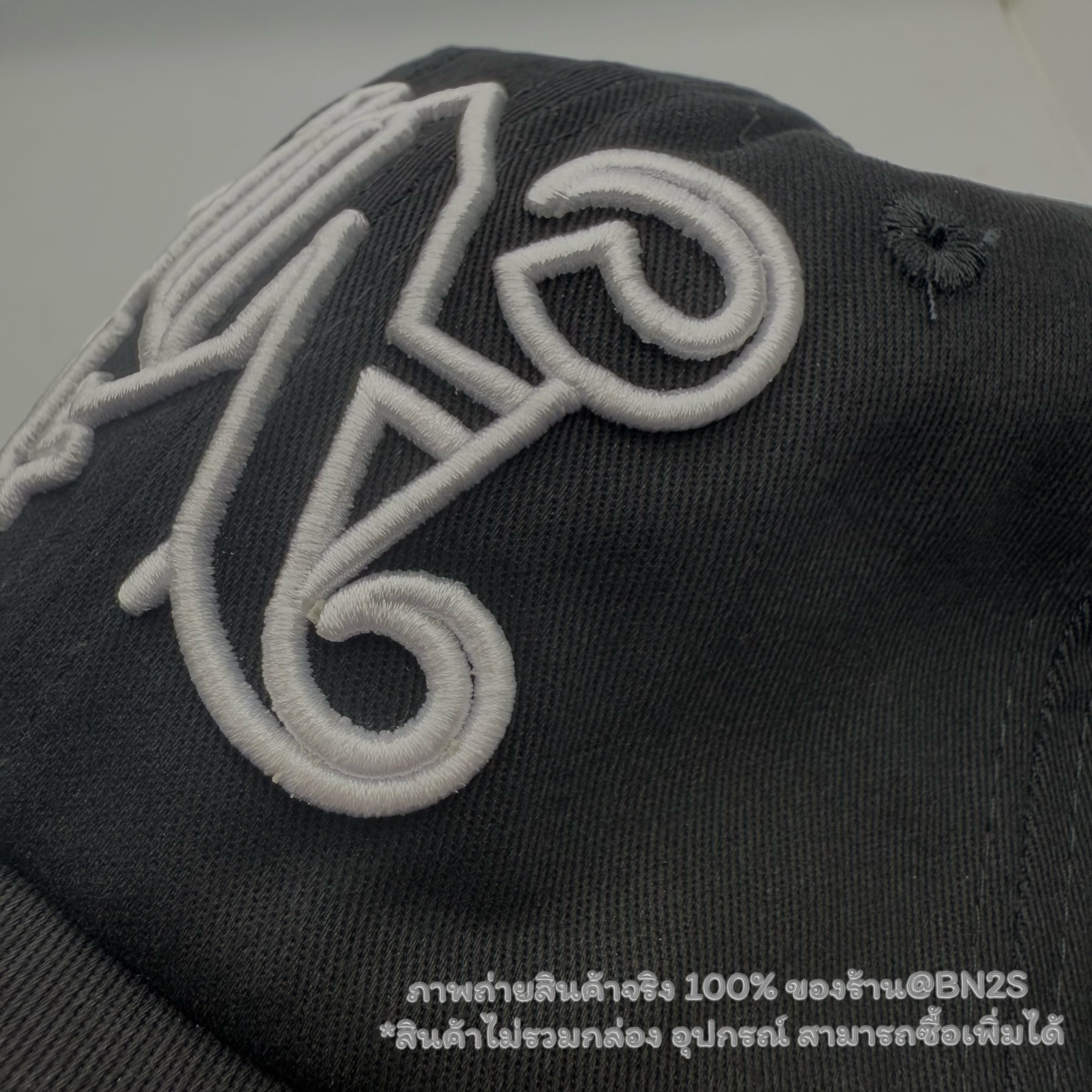 Palm Angles MONOGRAM CAP หมวกแก็ปผู้ชาย ปักลายโลโก้ ปาล์ม แองเจิ้ล สีดำ งานสวย พร้อมส่งในไทย ไม่มีกล่อง อุปกรณ์
