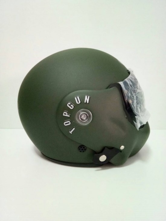 🔥หมวกกันน็อคTOPGUN สีขี้ม้าด้าน