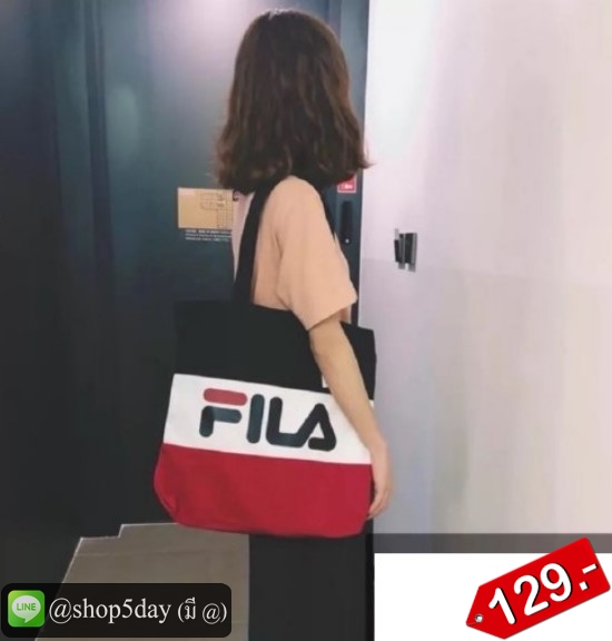 🔥กระเป๋าแฟชั่น ผ้าสะพายข้าง Fila ฟิล่า No.flla 129-C