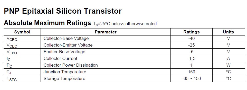 ทรานซิสเตอร์ S8550D (SS8550D) PNP 25V 1.5A or Class B Push-Pull Audio Amplifier Applications Complementary with UTC S8050