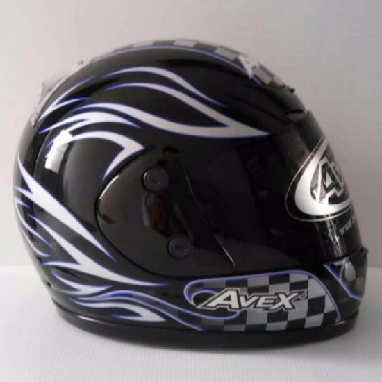 AVEX หมวกกันน็อคเต็มใบ ราคาถูก รุ่นXR-Z16 สีดำเงา แว่นดำ