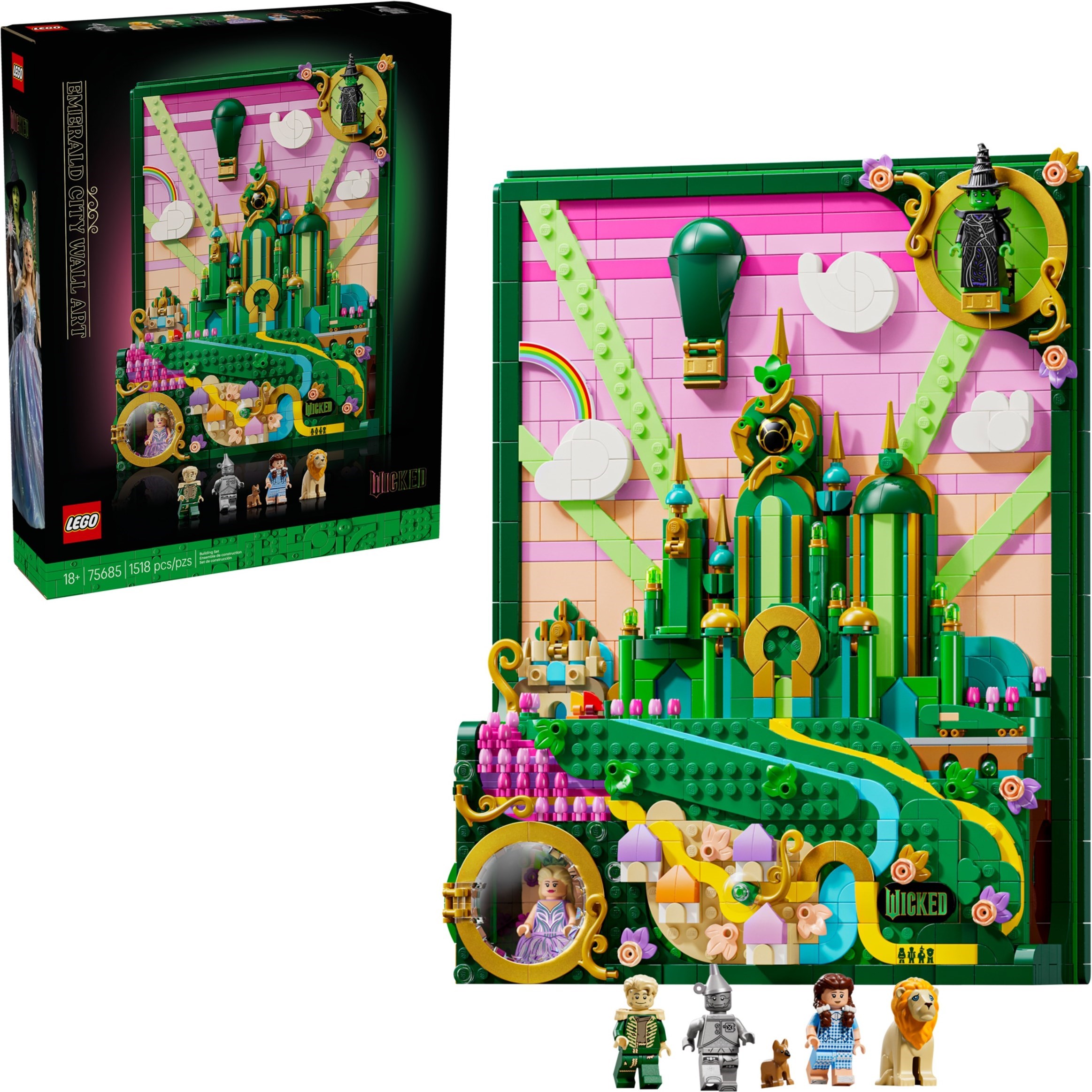 LEGO Wick เลโก้ 75685 Emerald City Wall Art