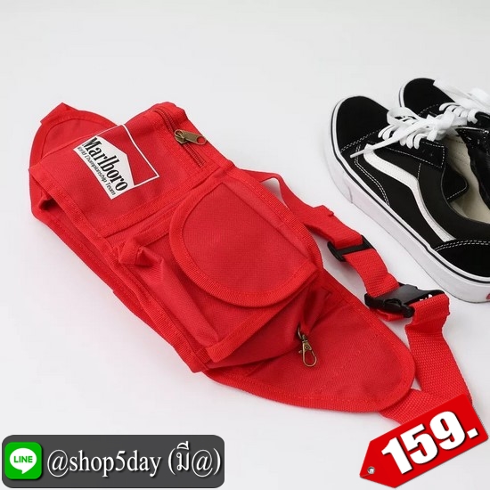 ⚡️ กระเป๋าคาดอก-เอว Marlboro สุดเท่ ⚡️