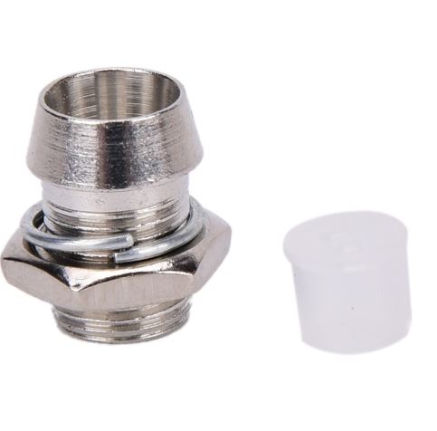 5mm. LED Socket Holder Clip Bezel Lamp Base Metal Copper Mount Panel Cup Case กระบอก ปลอก โลหะ LED 5mm