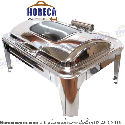 Shape A, hot plate, food warmer, glass lid, viewfinder [gg-f-823]