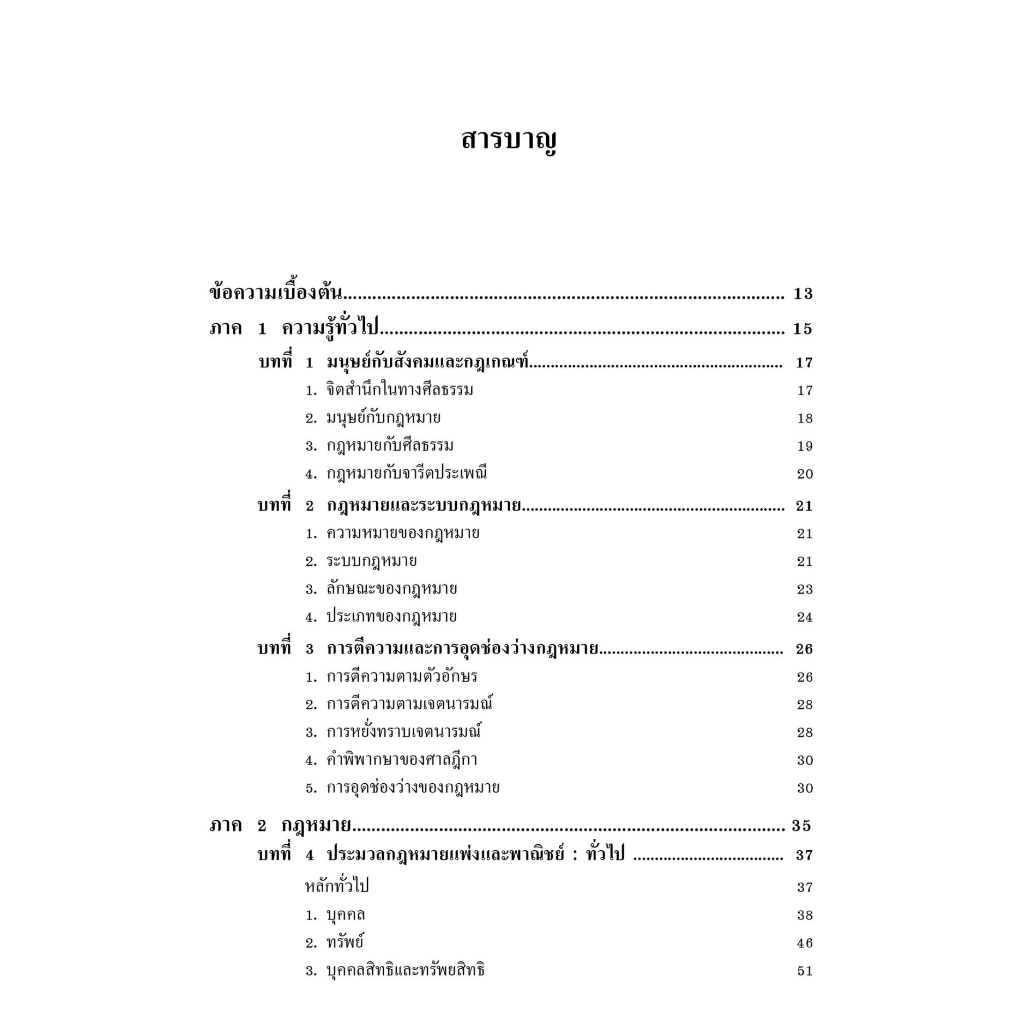 กฎหมายเบื้องต้นทางธุรกิจ (ศ.ดร.ทวีเกียรติ มีนะกนิษฐ) ปีที่พิมพ์ : สิงหาคม 2566 (ครั้งที่ 20)