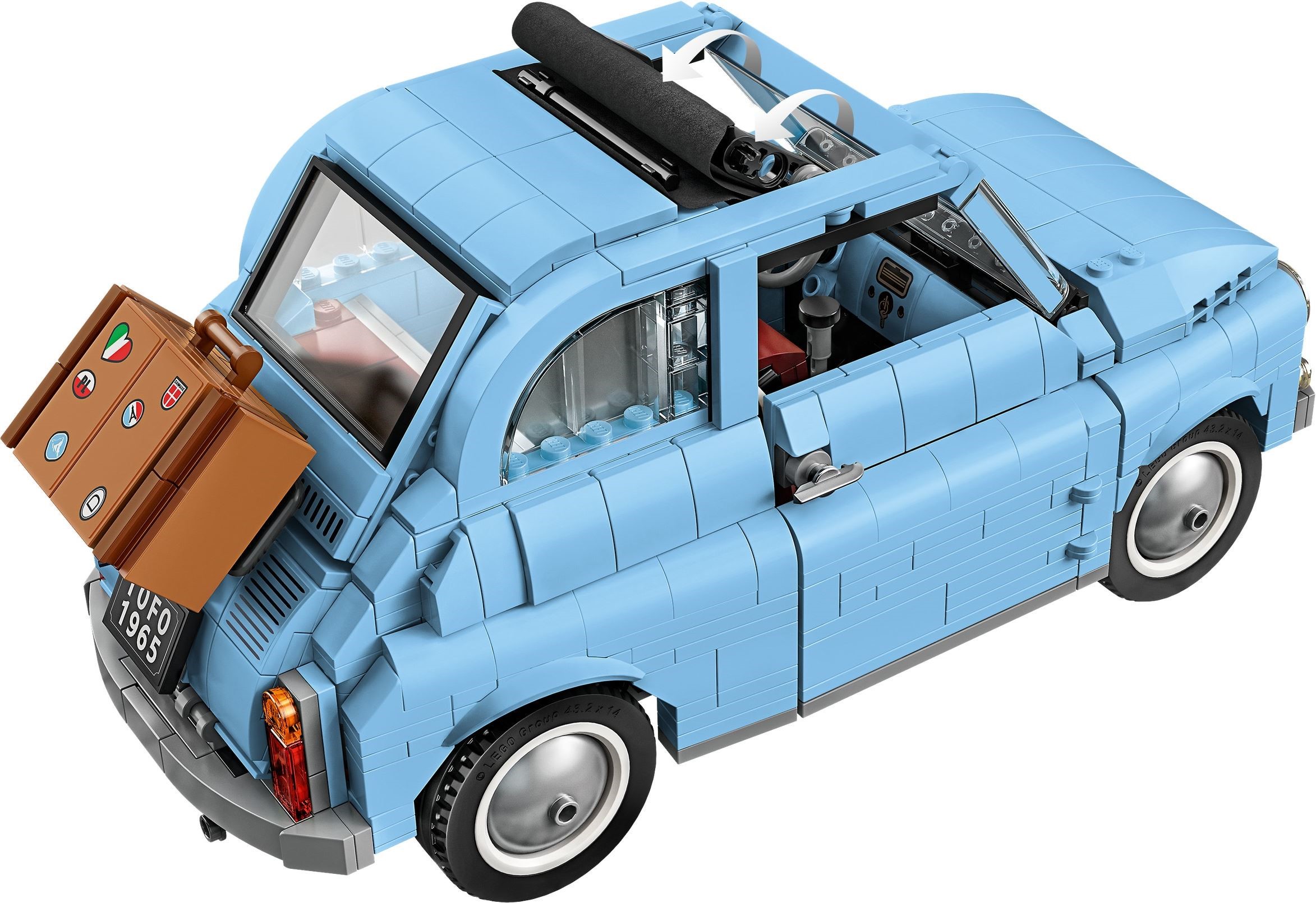 LEGO เลโก้ 77942 Fiat 500 Blue(England edition)