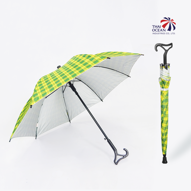 Leo ร่มยาว ร่มไม้เท้า ปลายกันลื่น ร่มกัดแดด กันฝน ขนาด 24 นิ้ว (ขายส่ง) 12 คันต่อกล่อง