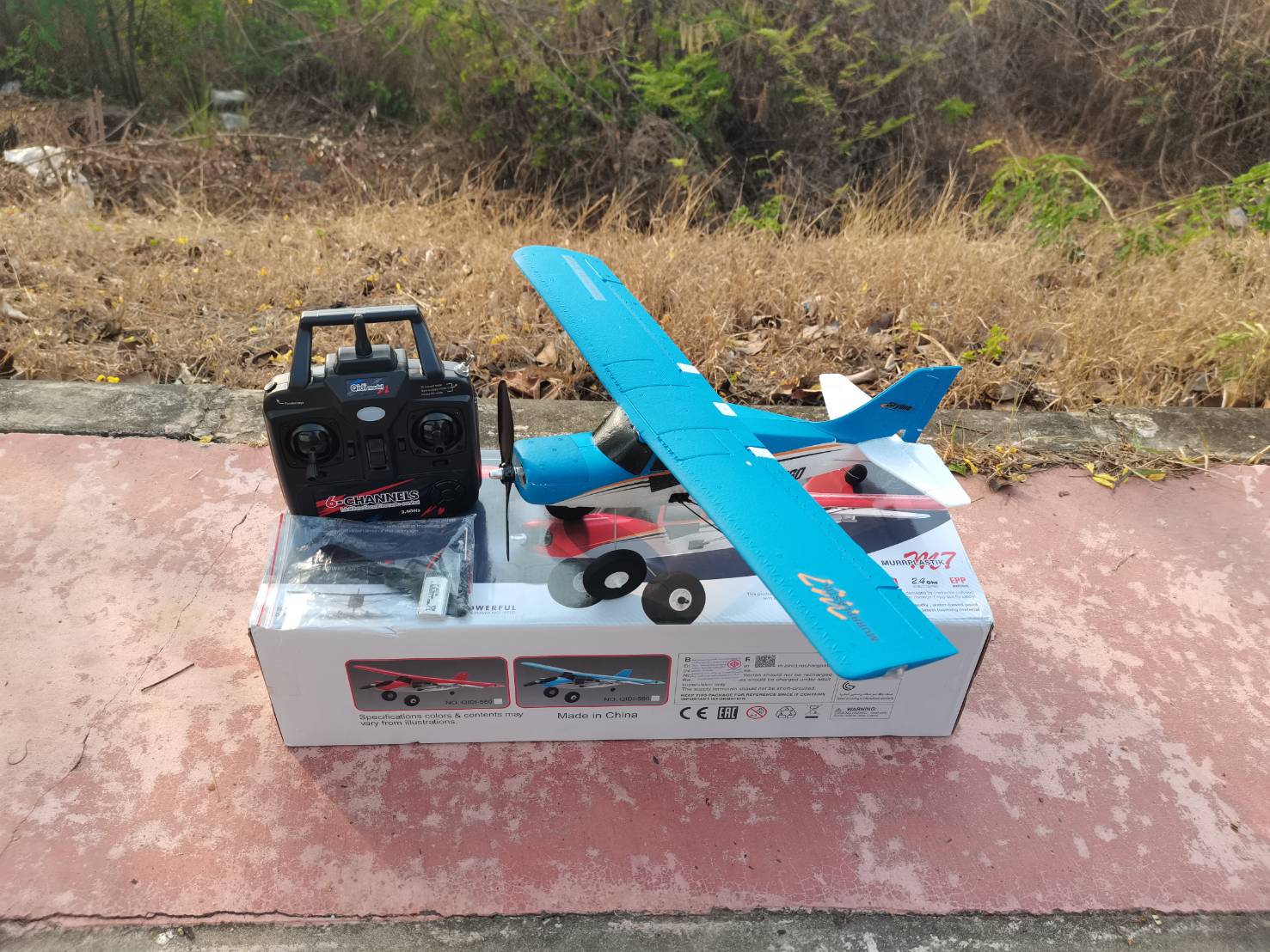QIDI-560 MAULE MINI- 3D 4CH เครื่องบินบังคับชุดพร้อมบิน
