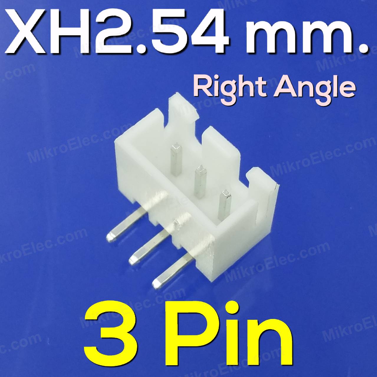 JST XH2.54 ขางอ 3ขา connector 3Pin Pitch 2.5mm Right Angle Terminal Male Plug socket PCB ขั้วต่อคอนเน็กเตอร์ ตัวผู้