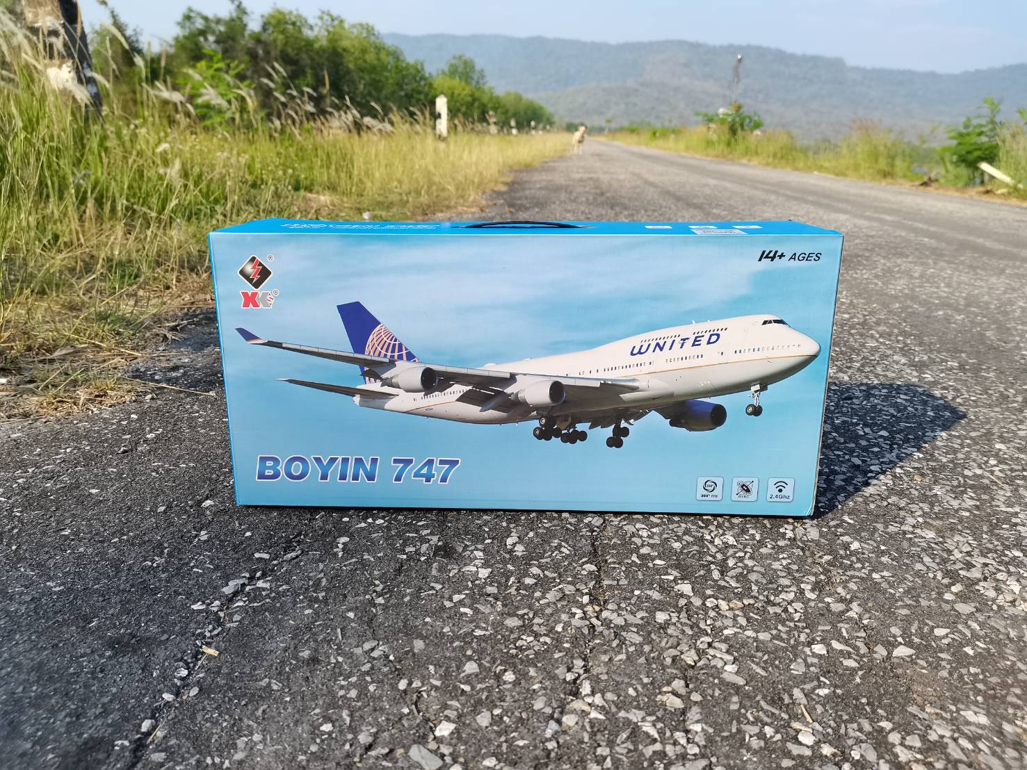 เครื่องบังคับวิทยุ WLtoys XK A150 Airbus B747 EPP 2.4G เครื่องบินชุดพร้อมเล่น RTF