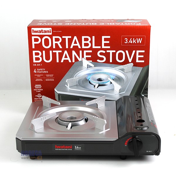 เตาแก๊สปิคนิค สีเทา รุ่นประหยัดสุด อิวาตานิ