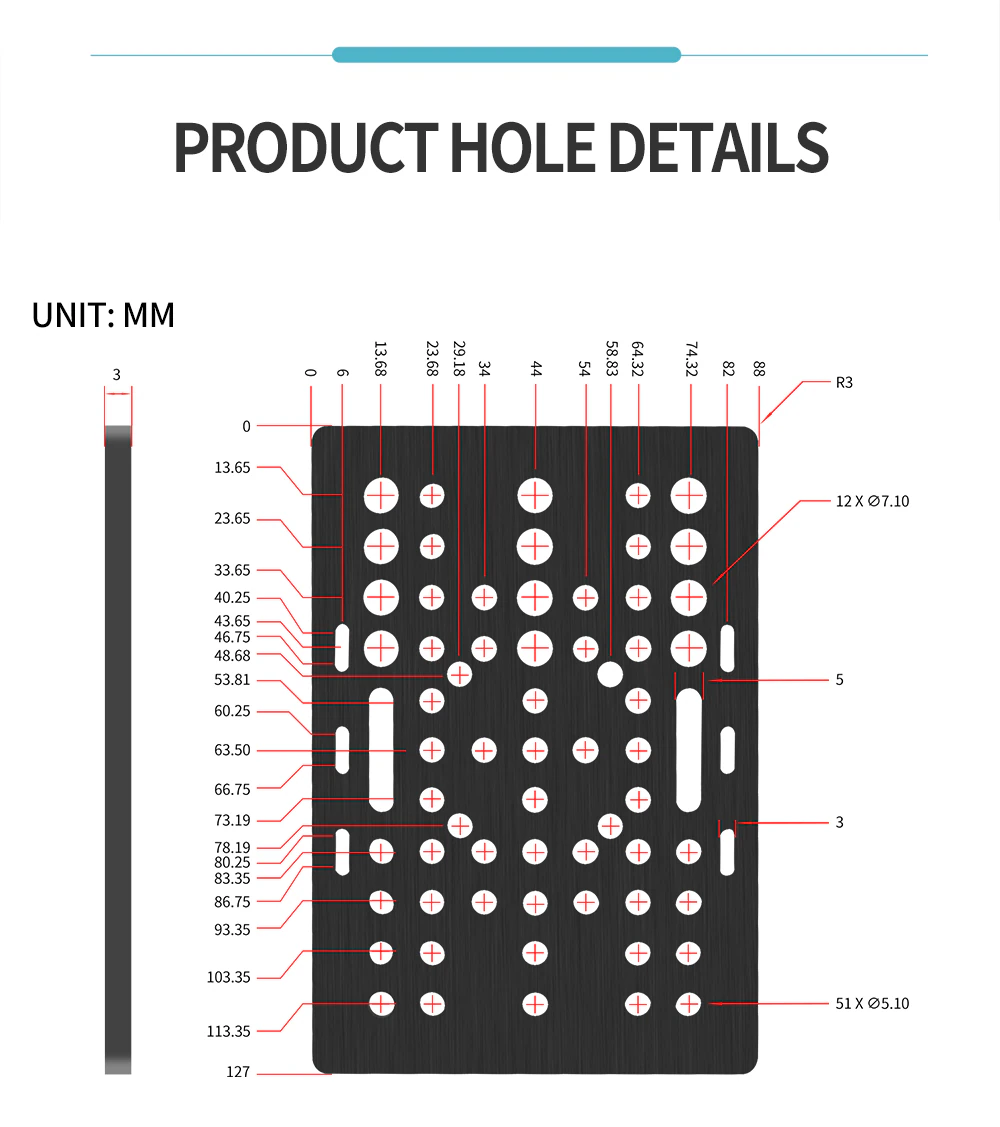V-Slot Gantry Set 20-80mm Gantry Plate With Wheels For Aluminum Profiles V-slot Aluminum Plate Kits Gantry Plat 3D Printer Part