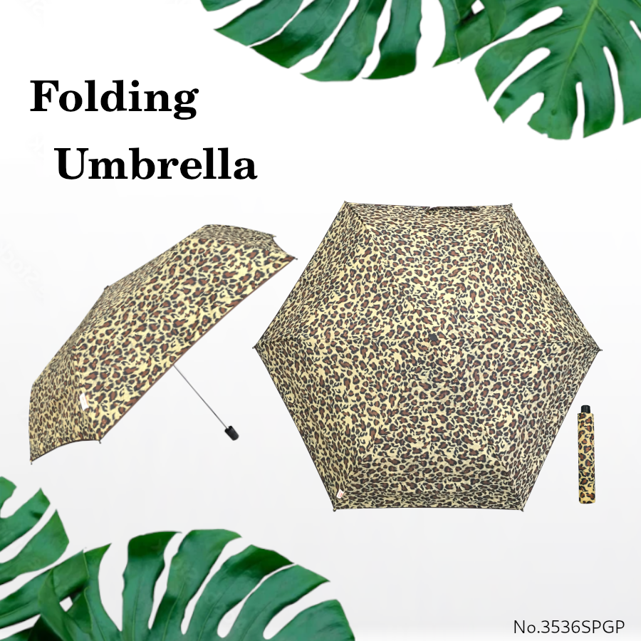 Leo ร่มพับ 3 ตอน ผ้าพองจี้ ดูดซับแสง รุ่นลู่ลมไม่หักง่าย พกพาสะดวก