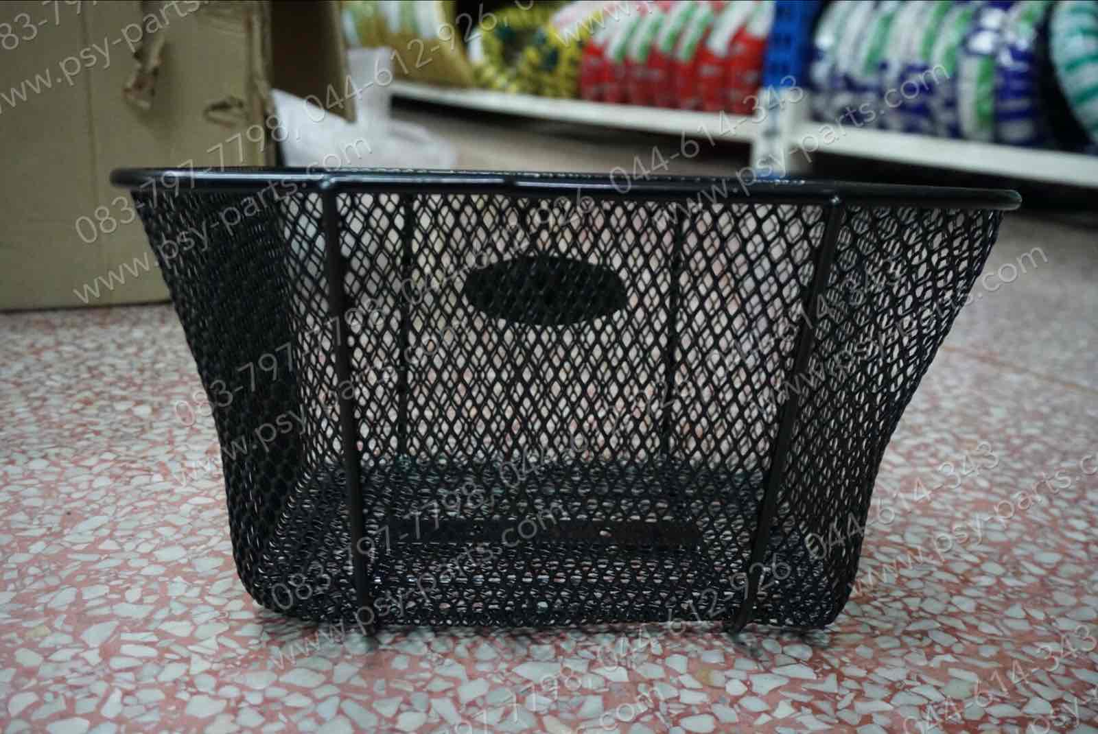 ตะกร้าหน้า RC 100J2 ลวดตาข่าย สีดำ