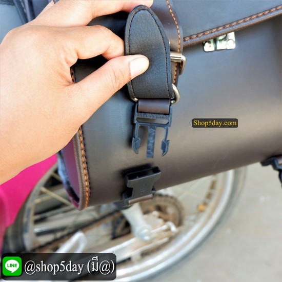 🔥 กระเป๋ารถมอเตอร์ไซค์ วินเทจ-คลาสสิค ✌️ มีสีดำ และ น้ำตาลไหม้