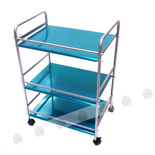 ชั้นวางสิ่งของ คิวไลน์ 3 ชั้น มีล้อ (QL-MS-401)