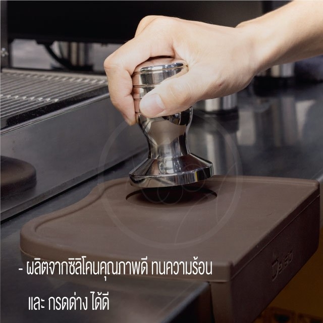 แผ่นยางรองแทมเปอร์ แผ่นยางรอง แผ่นยาง แทมเปอร์ Tampering Corner Mat บรรจุ 1 ชิ้น