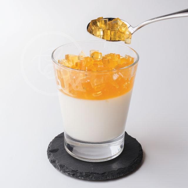 วุ้นน้ำผึ้ง ท็อปปิ้ง สำเร็จรูป 1 kg วุ้นเยลลี่ วุ้นคาราจีแนน บุกท็อปปิ้ง เครื่องดื่ม ชานมไข่มุก Honey Jelly Topping วุ้นท็อปปิ้ง ตรา ทีอีเอ