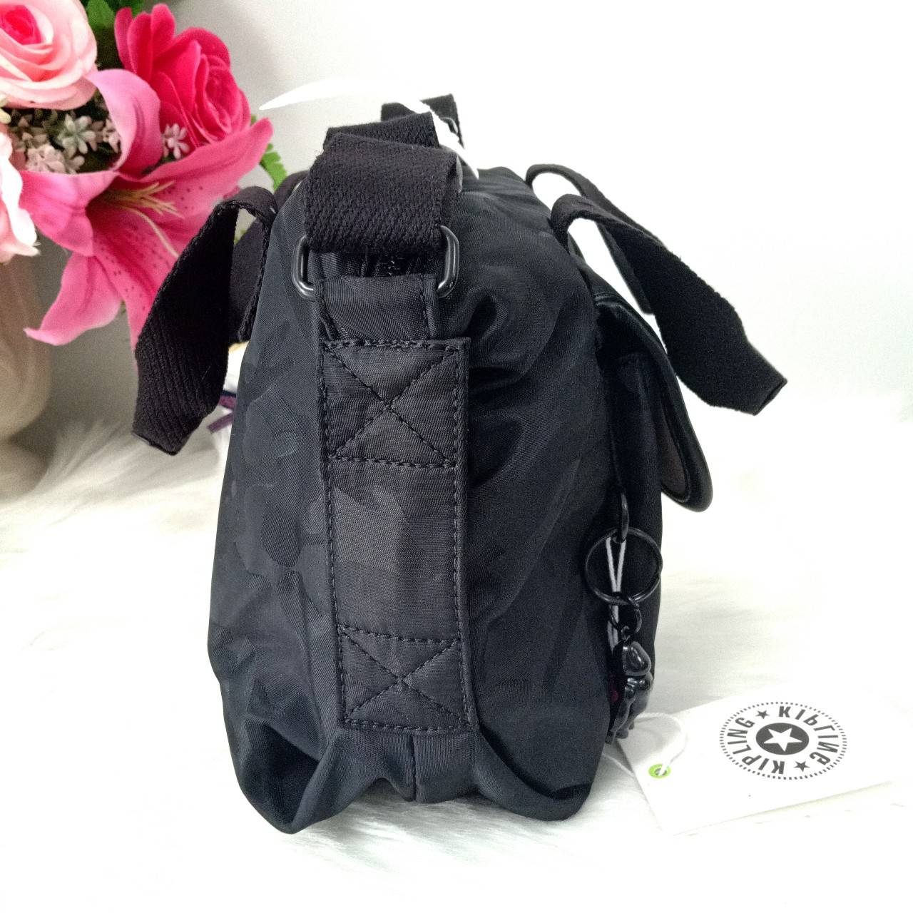 KIPLING BRYNNE Satin Camo กระเป๋าถือ สะพายข้าง