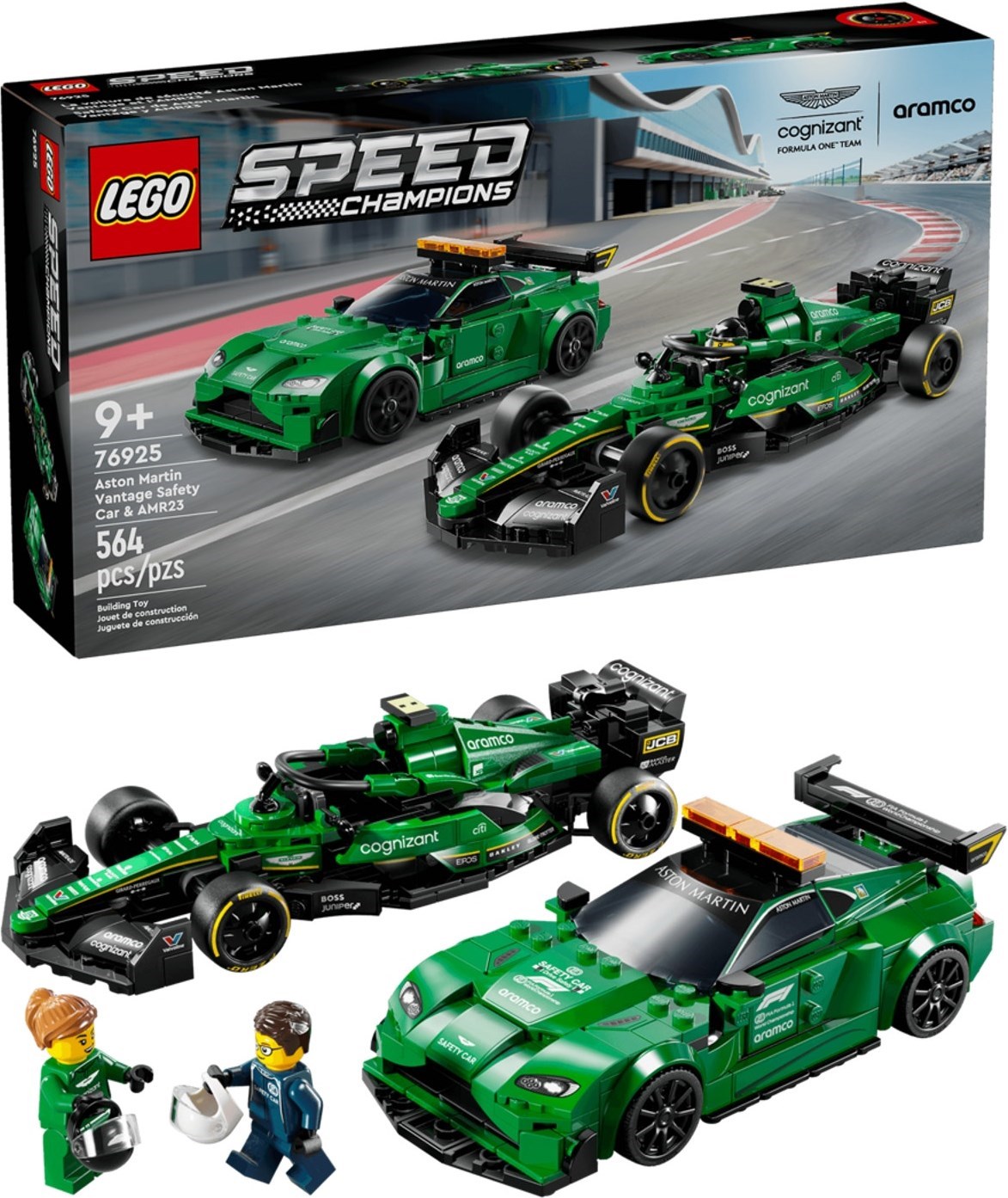 LEGO Speed Champion เลโก้ 76925 Aston Martin Vantage Safety Car & AMR23