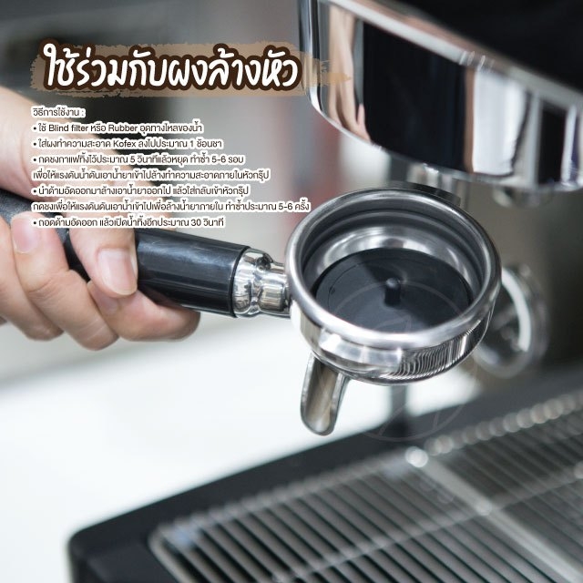 แผ่นยางรอง เครื่องชงกาแฟ Rubber Backflush Insert แผ่นยางล้างหัวชง ขนาด 5 cm บรรจุ 1 ชิ้น