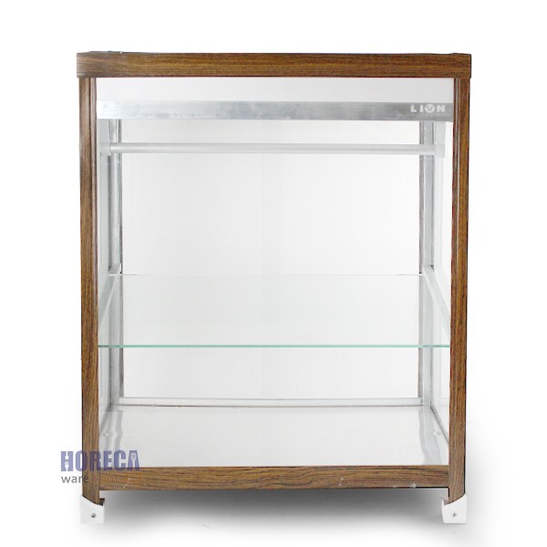 ตู้ก๋วยเตี๋ยวอลูมิเนียม 21 นิ้ว โครงลายไม้ ตราไลออน (งดจัดส่ง ปณ.)