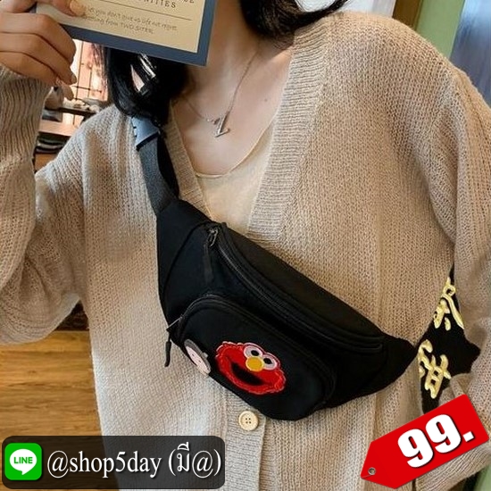♨️ กระเป๋าคาดอก คาดเอวแฟชั่น Elmo JI ⚡️