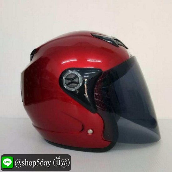 AVEX หมวกกันน็อค รุ่น SCORPION สีแดงบรอน แว่นดำ