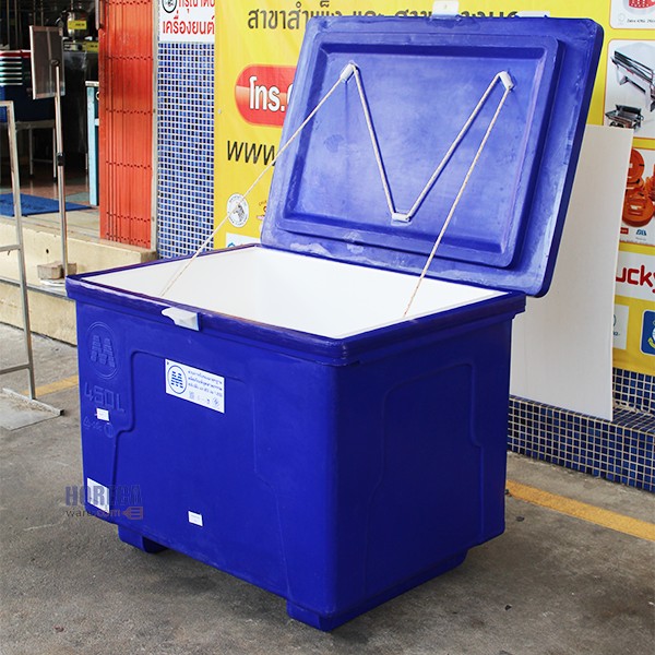 สีน้ำเงิน ถังแช่ roto 450 ลิตร 84x110x87cm โรโต้