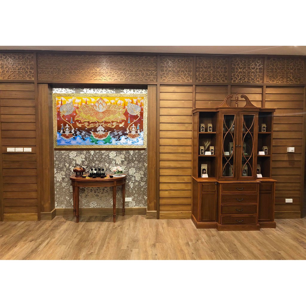 ภาพดอกบัว ภาพวาดติดผนัง รูปภาพติดผนัง รูปภาพเสริมมงคล รับทรัพย์ รูปติดห้องรับแขก ภาพติดผนังห้อง ใช้ตกแต่งผนังห้อง G0004