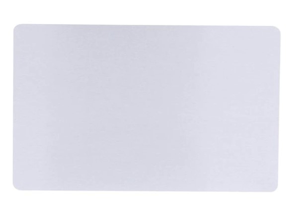 นามบัตรอลูมิเนียมว่างเปล่า สีเงิน ขนาด 86x54mm. หนา 0.45มม.1 กล่องมี 50 แผ่น Silver Aluminum Alloy Card Engraving Metal Business Access Business Card Blank Thickness 0.45mm.