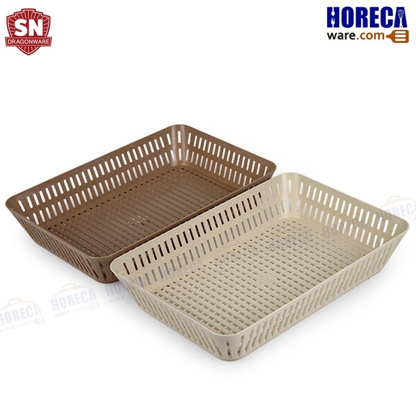 Square grid, rattan pattern, 38x25x8cm, SN Sahamethi