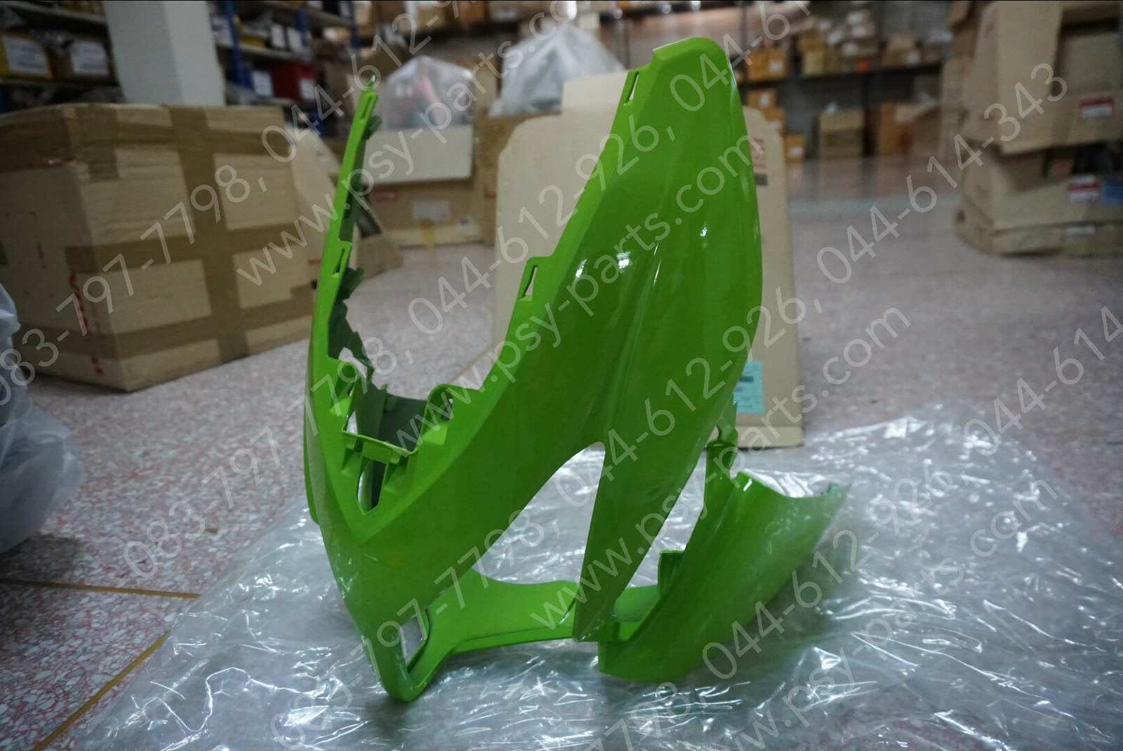 หน้ากากไฟหน้า CLICK แท้ๆ สีเขียว (GY134) 64301-KVB-900ZE