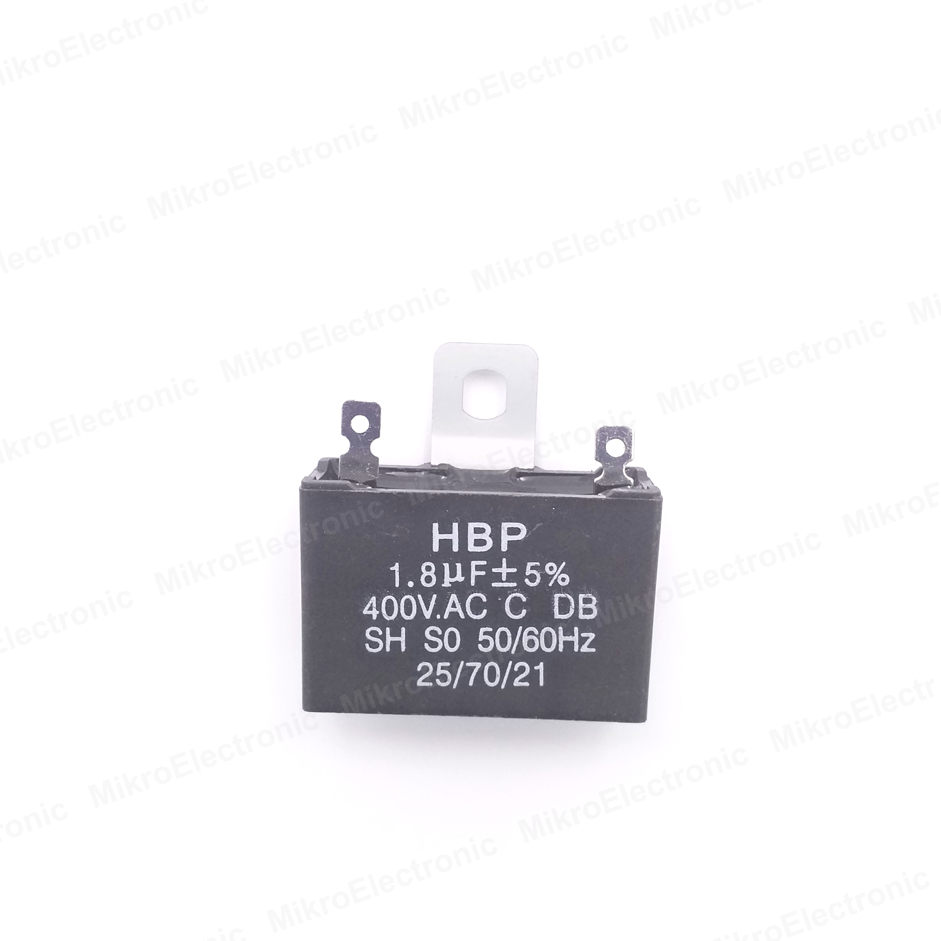 ตัวเก็บประจุ 1.8uF 400V พัดลม Capacitor cap run cap start
