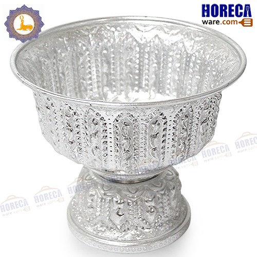 Lao pattern tray, silver, 24 cm, seal