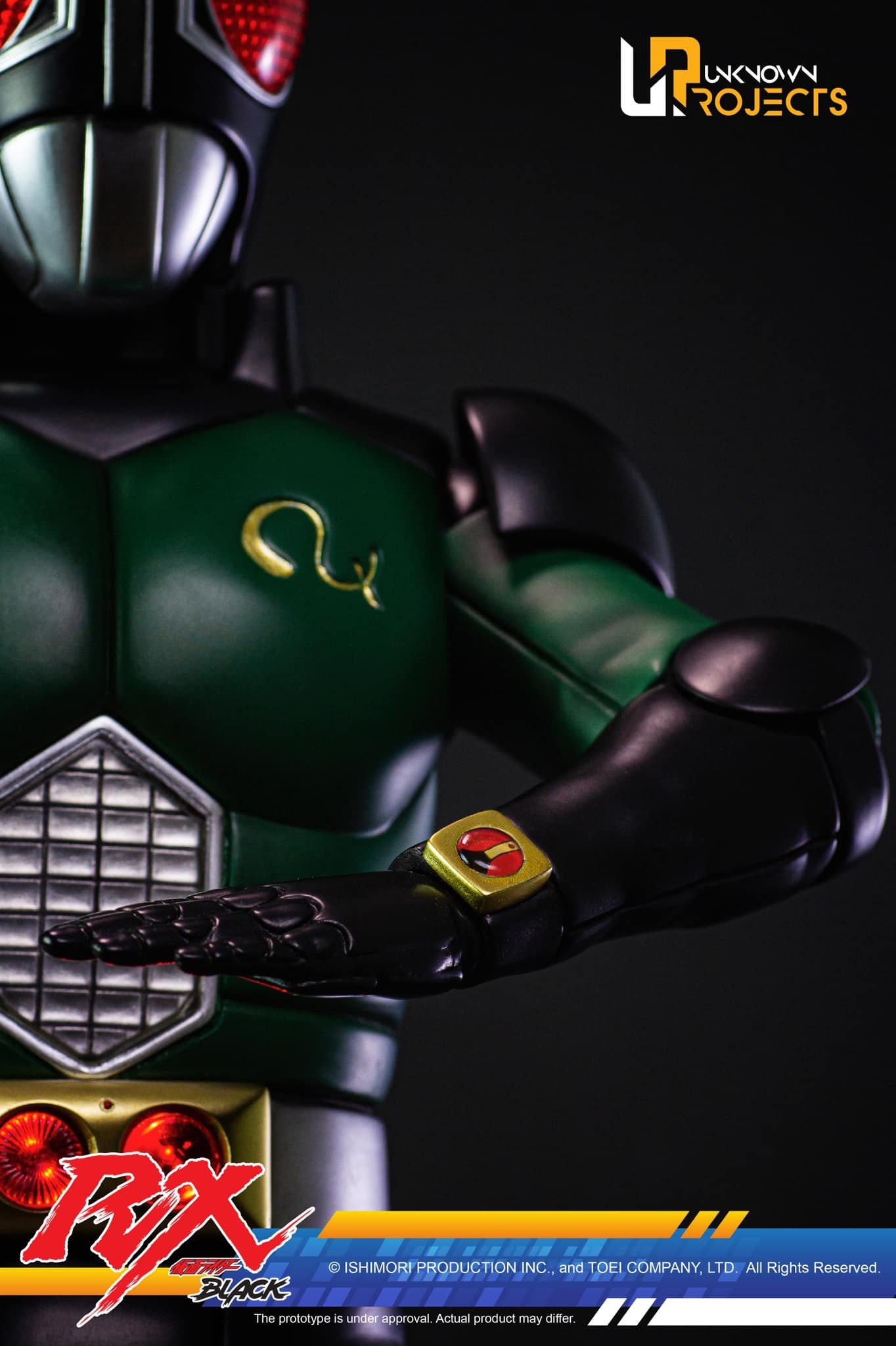 Unknown Projects Classic Signature Arte Series Masked Rider BLACK RX [Deluxe Version]