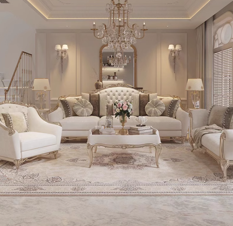 โซฟาหลุยส์ โซฟาหรู ชุดโซฟาหลุยส์ รุ่น Katherine