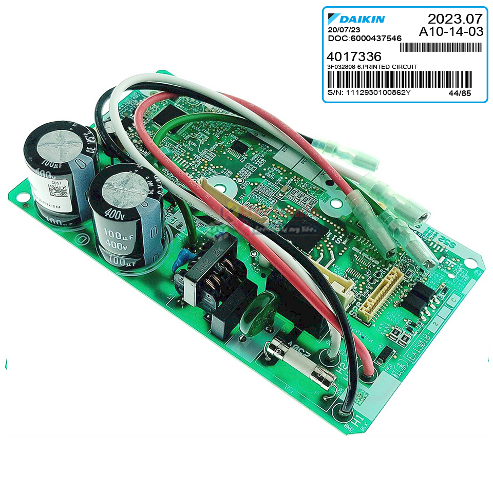 แผงบอร์ดแอร์คอยเย็นDAIKIN-ไดกิ้น รุ่น FTKC12QV2S/FTKC12RV2S-อะไหล่ใหม่แท้บริษัท #อะไหล่แอร์DAIKIN