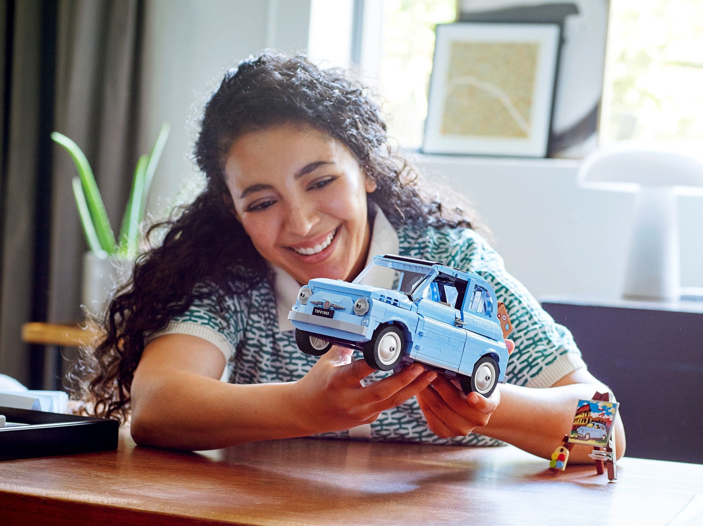 LEGO เลโก้ 77942 Fiat 500 Blue(England edition)