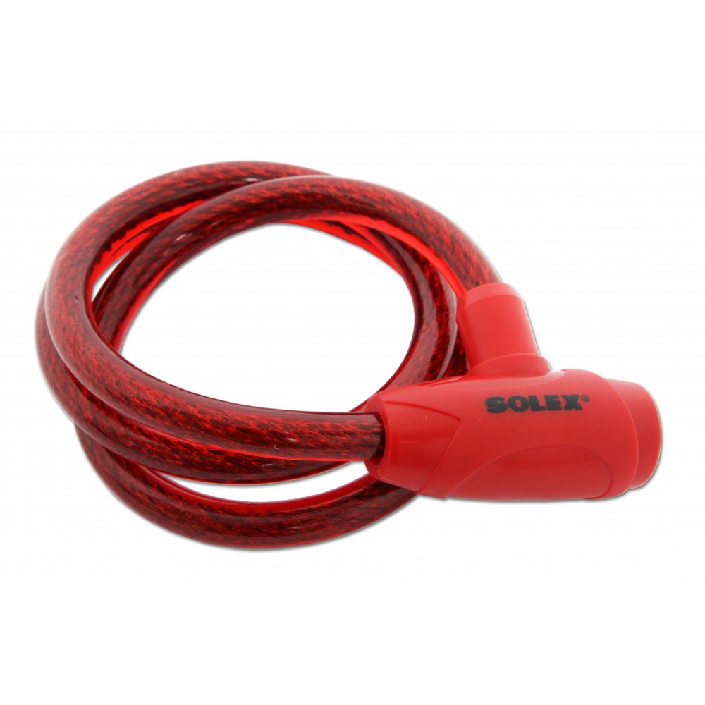 SOLEX รุ่น 3310,3315 เคเบิ้ลล็อค หมวกกันน๊อค ใช้ล็อครถมอเตอร์ไซค์ ล็อครถจักรยาน ล็อคประตู