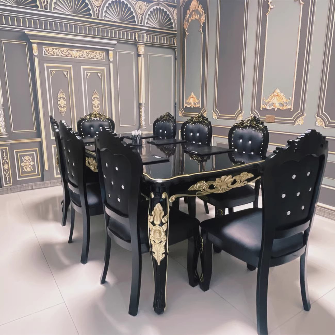 โต๊ะกินข้าวหลุยส์ โต๊ะอาหารหลุยส์ รุ่น DTL-06