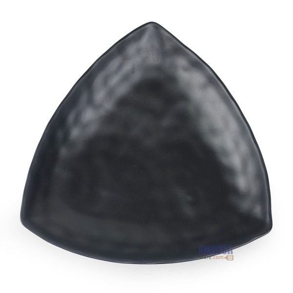 จานลึกทรงสามเหลี่ยมลายหิน 12นิ้ว ตราฟิกเกอร์