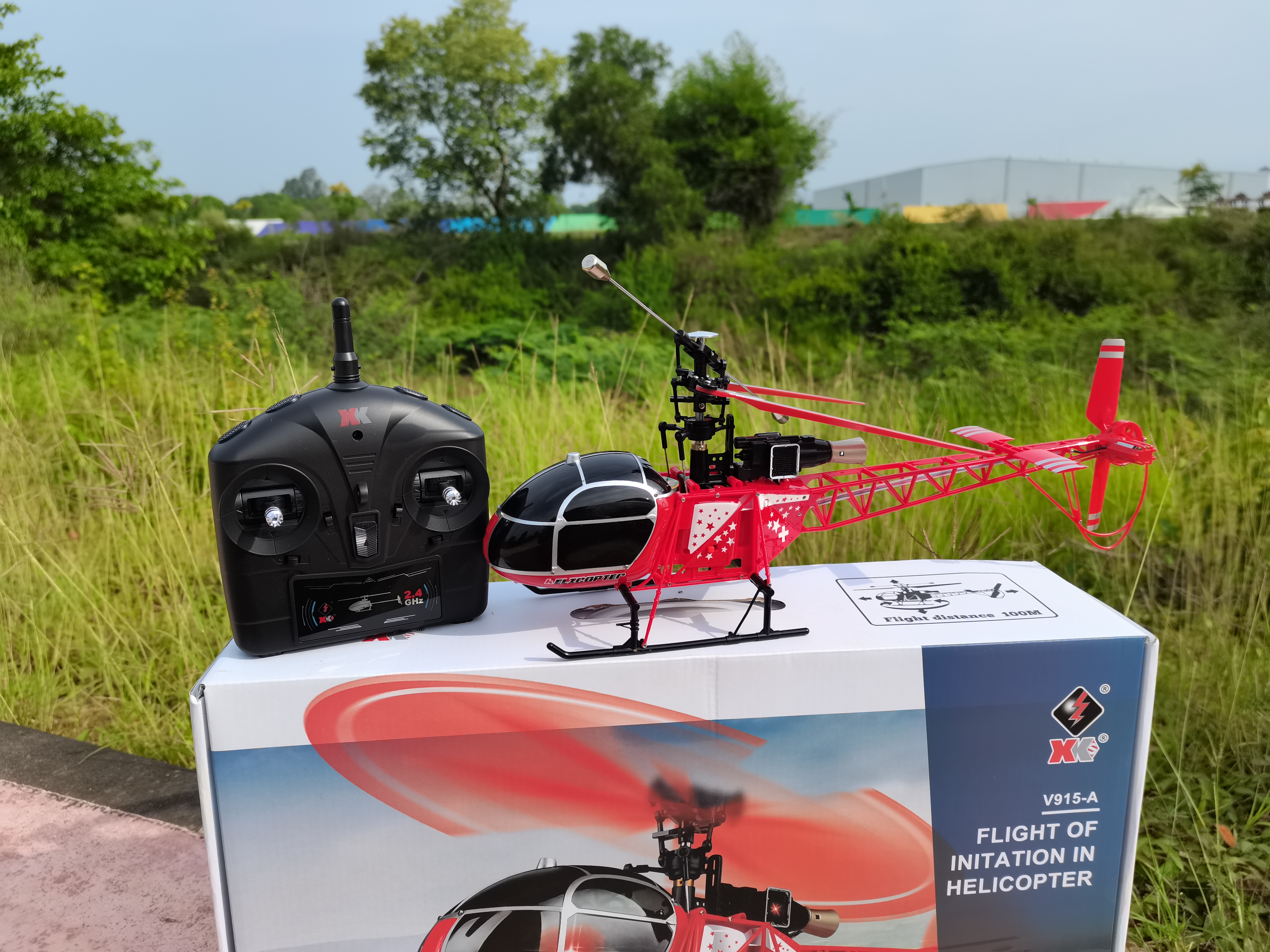 เฮลิคอปเตอร์ WLTOYS V915 LAMA สเกล 2.4GHZ เวอร์ชั่นใหม่