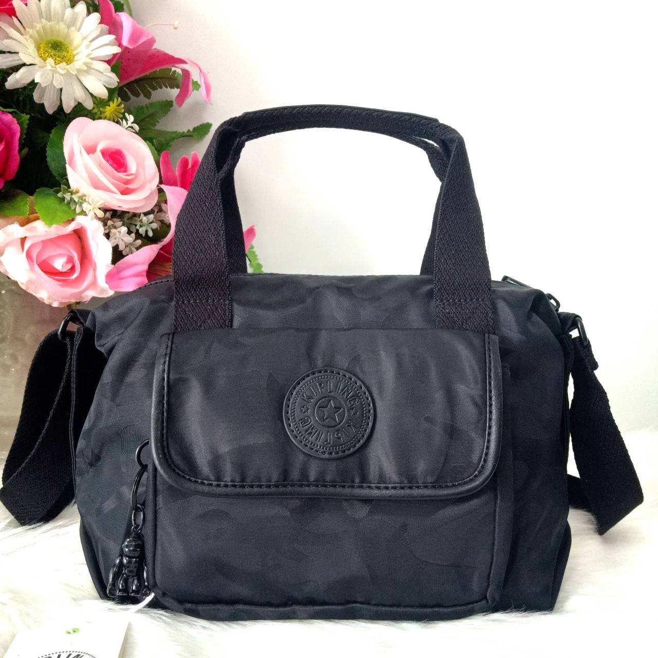 KIPLING BRYNNE Satin Camo กระเป๋าถือ สะพายข้าง