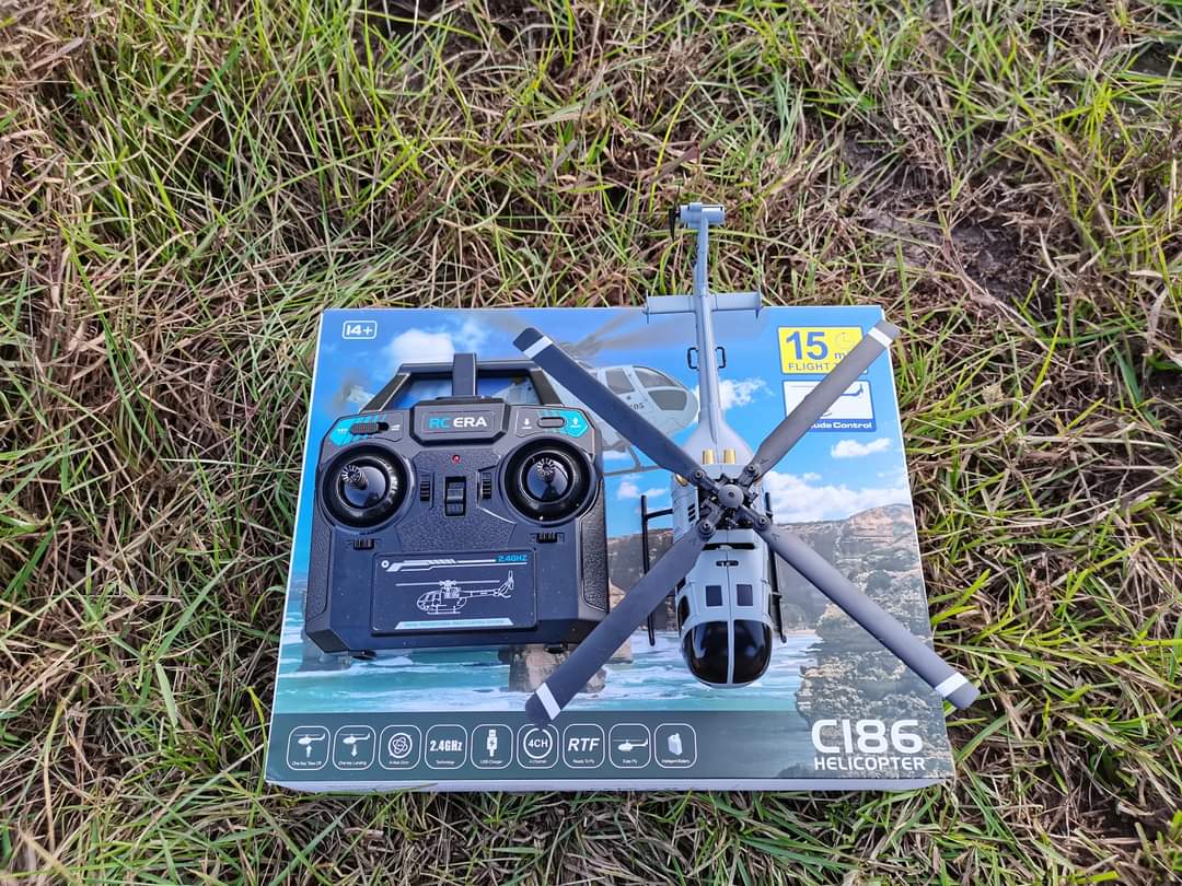 เฮลิคอปเตอร์บังคับวิทยุ C-186RC HELICOPTER BO-105 2.4HGZ 4CH ฮอบังคับแบบสเกลชุดพร้อมเล่น