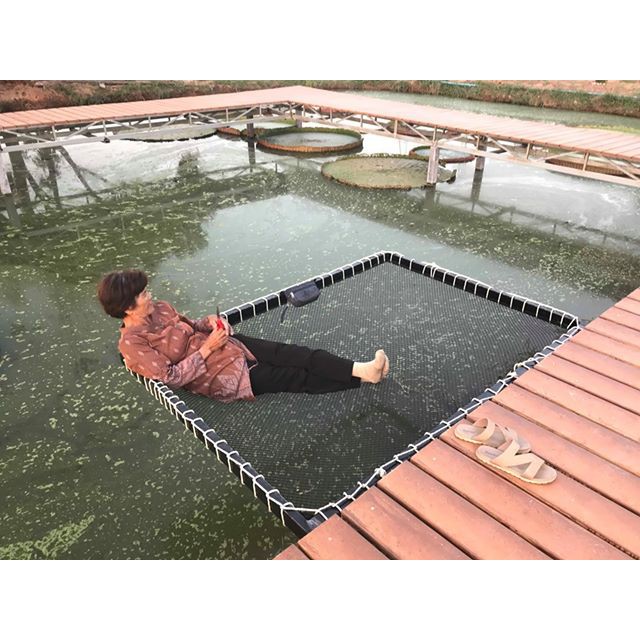 ตาข่ายริมนา ตาข่ายริมน้ำ ตาข่ายรีสอร์ท 🌟ขนาด 1.5 x 1.5 m.🌟 แถมเชือกพันติดตั้ง🌟