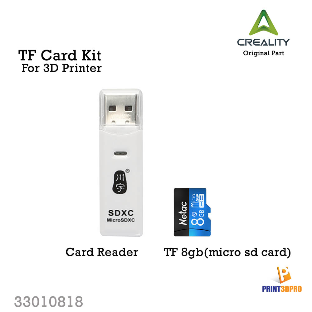 Memory Card 8gb with Card reader 3D Printer part