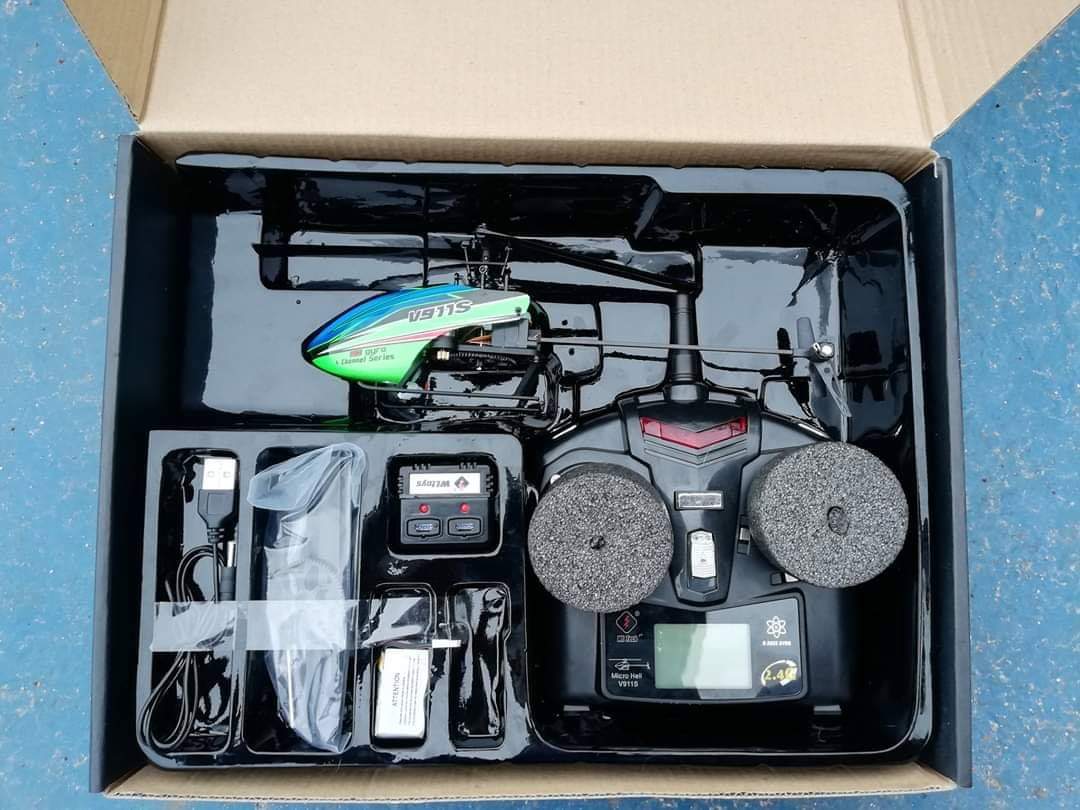 เฮลิคอปเตอร์ WLtoys V911S 2.4G 4CH RC RTF
